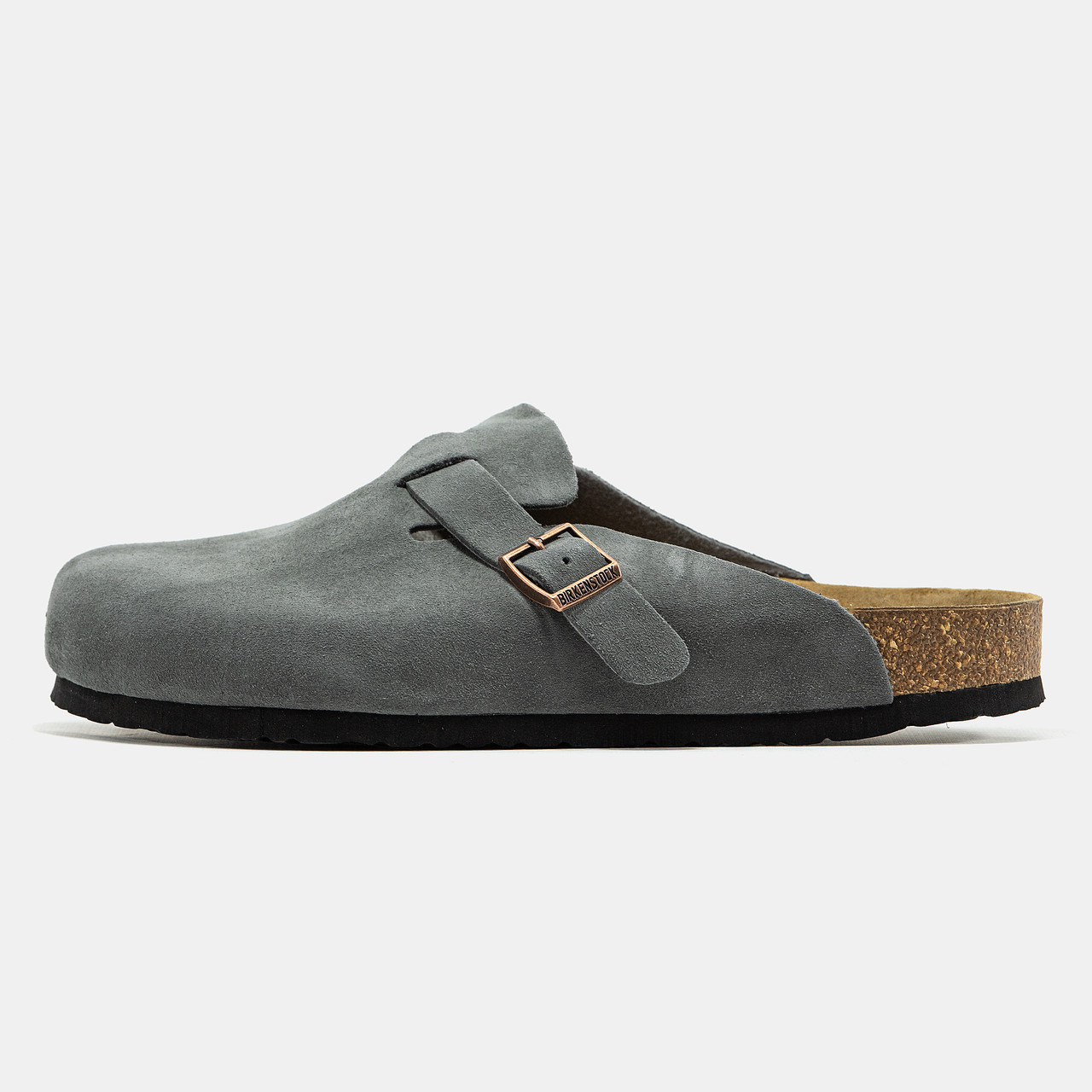 Шльопанці Birkenstock Boston Grey / Біркеншток Бостон Сірі