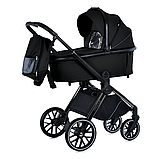 Універсальний візочок 2в1 El Camino PRESTIGE ME 1124-2 Black Чорний, фото 2