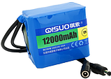 Акумуляторна батарея літієва QiSuo 12V 12Ah з елементами Li-ion 18650 (79x57x68), фото 3