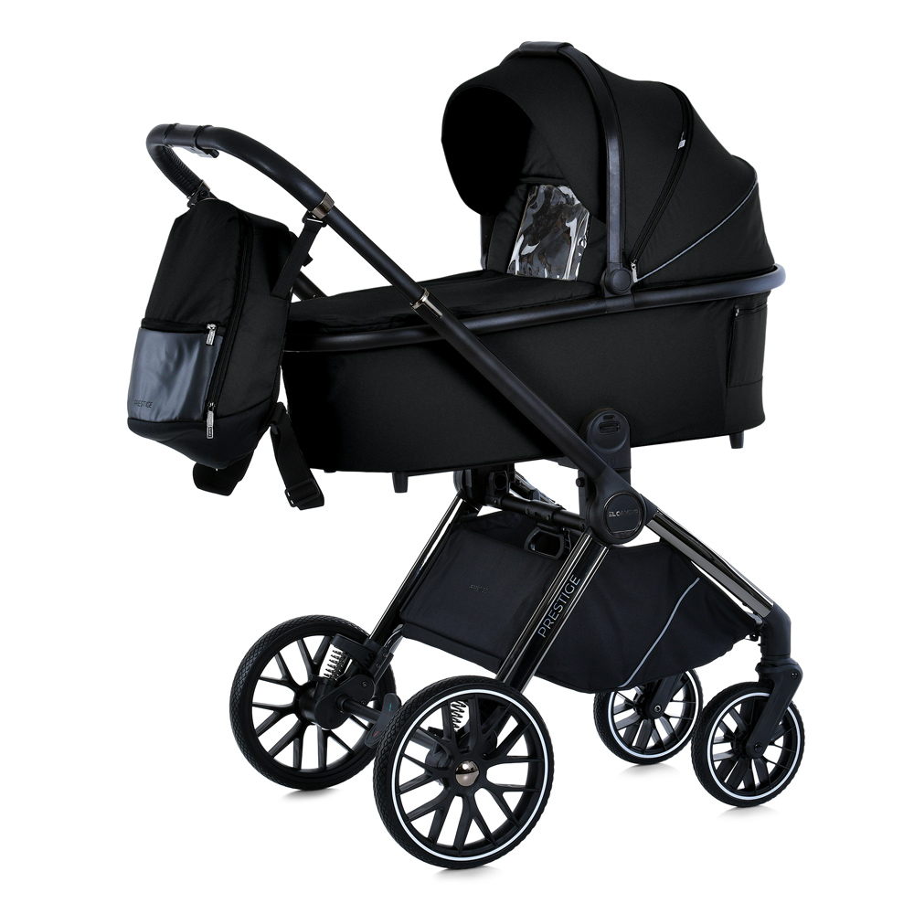 Універсальний візочок 2в1 El Camino PRESTIGE ME 1124-2 Black Чорний