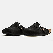 Чоловічі Шльопанці Birkenstock Boston Black / Біркеншток Бостон Чорні, фото 5
