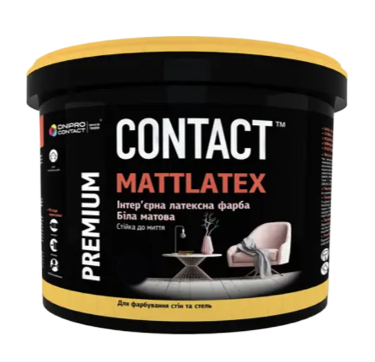 Акрилова фарба інтер'єрна "MATTLATEX" стійка до миття