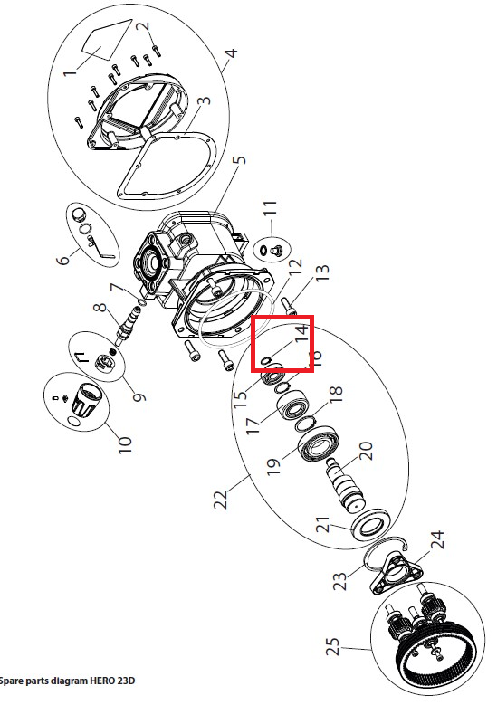 Стопорне кільце на Wagner SF 23 Pro, фото 1