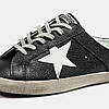 Кеди Golden Goose Super Star Sabot Black Grey / Голден Гус Супер Старий Сабот Чорні з Сірим, фото 8