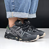 Жіночі кросівки Asics Gel Kahana 8 сіточка літні повсякденні сірі, фото 3