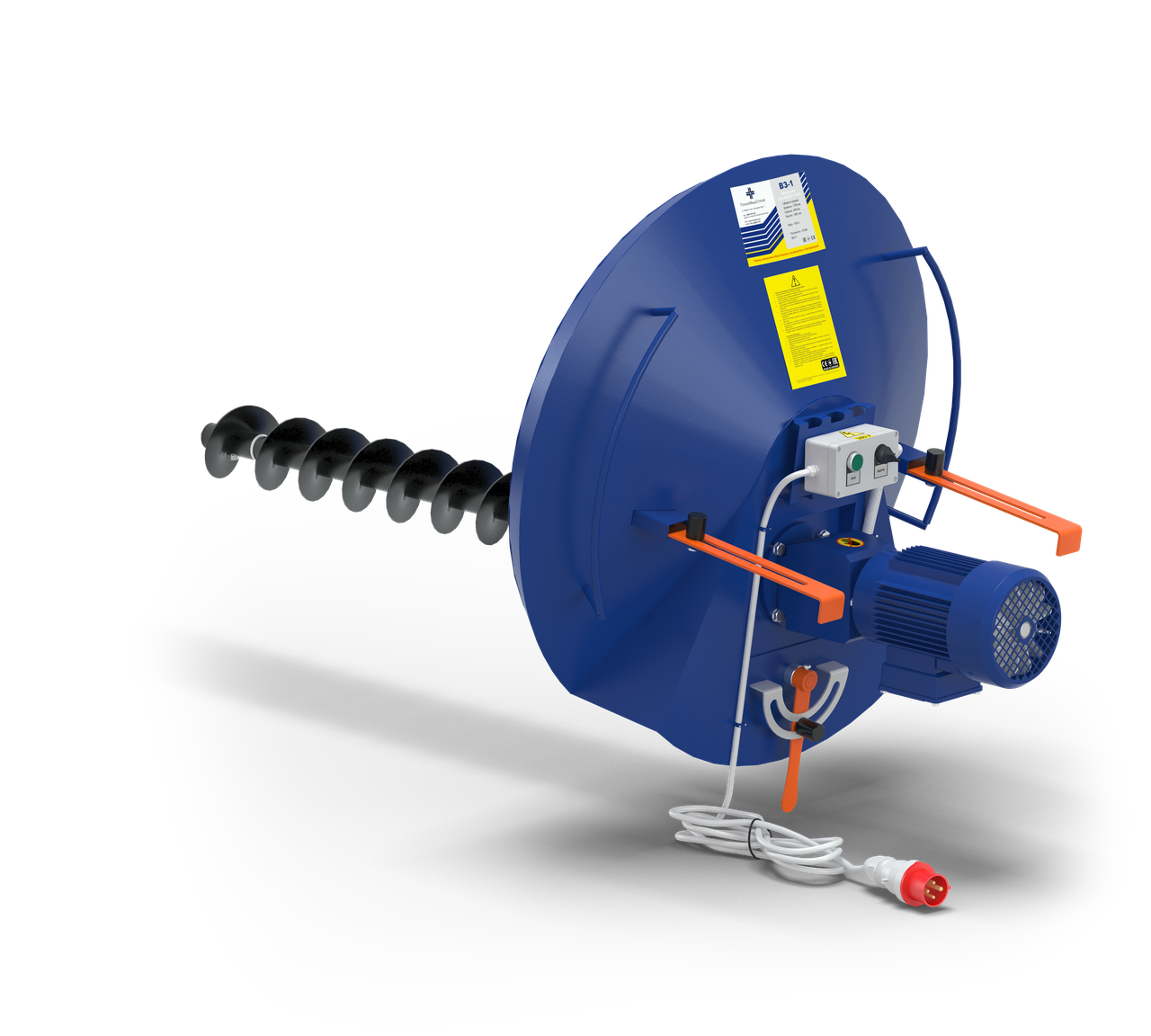 Мобільний зворушувач зерна з кілем та реверсом «ВЗ-1», фото 1