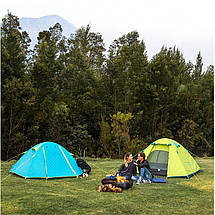 Намет чотиримісний Naturehike P-Series NH18Z044-P 210T/65D, блакитний, фото 4