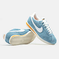 Жіночі Кросівки Nike Cortez Blue White Orange / Найк Кортез Блакитні з Білим та Помаранчевим, фото 6