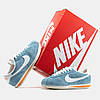 Жіночі Кросівки Nike Cortez Blue White Orange / Найк Кортез Блакитні з Білим та Помаранчевим, фото 7