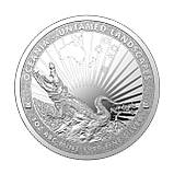 Інвестиційна монета срібло 1oz Неприручений Крокодил 2024 Токелау 5 доларів okeania untamed CHARLES III, фото 2