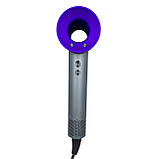 Фен для волосся Dyson Supersonic HD07 фіолетовий Професійне сушіння 1 насадка Захист і блиск волосся 1 насадка, фото 3