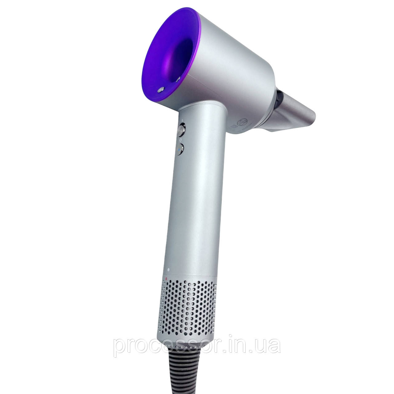 Фен для волосся Dyson Supersonic HD07 фіолетовий Професійне сушіння 1 насадка Захист і блиск волосся 1 насадка