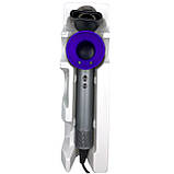 Фен для волосся Dyson Supersonic HD07 фіолетовий Професійне сушіння 1 насадка Захист і блиск волосся 1 насадка, фото 9