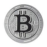 Срібна монета $2 Bitcoin Niue 1 унція 2022 інвестиційна монета Brilliant Unciculated біткоїн, фото 3