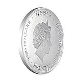 Срібна монета $2 Bitcoin Niue 1 унція 2022 інвестиційна монета Brilliant Unciculated біткоїн, фото 7