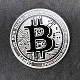 Срібна монета $2 Bitcoin Niue 1 унція 2022 інвестиційна монета Brilliant Unciculated біткоїн, фото 8