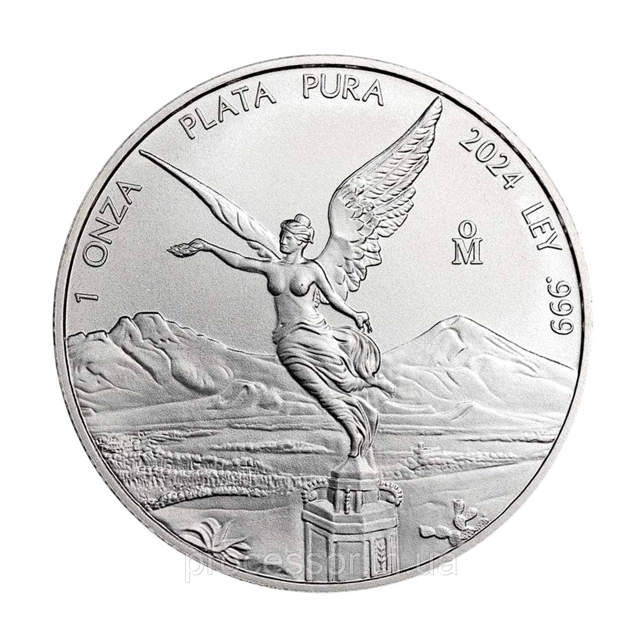 Інвестиційна срібна монета 1oz Libertad 2024 року Mexican Libertad Silver Coin