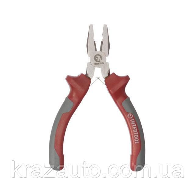 Плоскогубці 115 мм, прецизійні, комбіновані ручки INTERTOOL NT-0101, фото 1