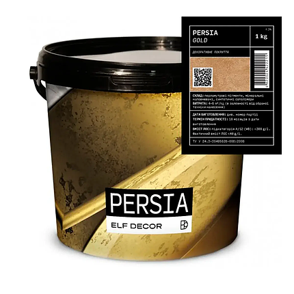 Декоративна штукатурка ELF DECOR Persia Gold 5 кг, фото 1