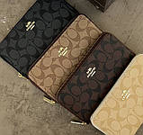 Брендовий жіночий гаманець на змійці Coach (1377-2), фото 6