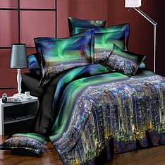 Однотонний комплект постільної білизни жатка від виробника, євро 200х220 (Gе-29)