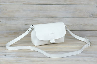 Жіноча сумка Франческа з натуральної шкіри колір Білий