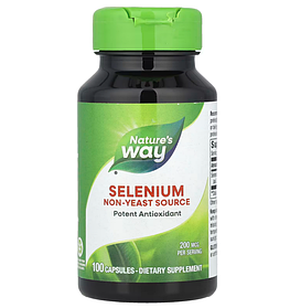 Селен (Selenium) 200 мкг Nature's Way 100 капсул
