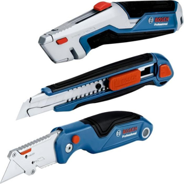 Набір будівельних ножів Bosch Professional, 3 шт