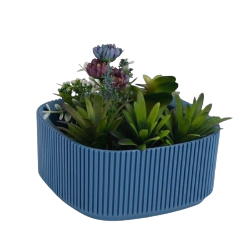 Вазон Pera Aranjman 0,6л синій ELIF, фото 1