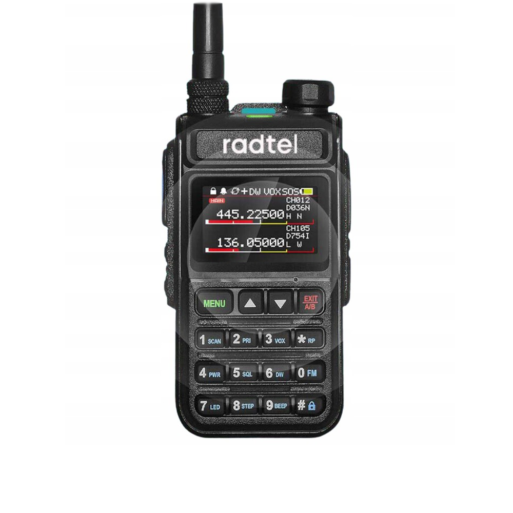 Рація Radtel RT890 портативна, компактна з дисплеєм