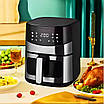 Багатофункціональний аерогриль Rainberg RB-2295 3800 Вт, об'єм 8.5 л, повітряна фритюрниця раінберг, мультипіч, фото 2