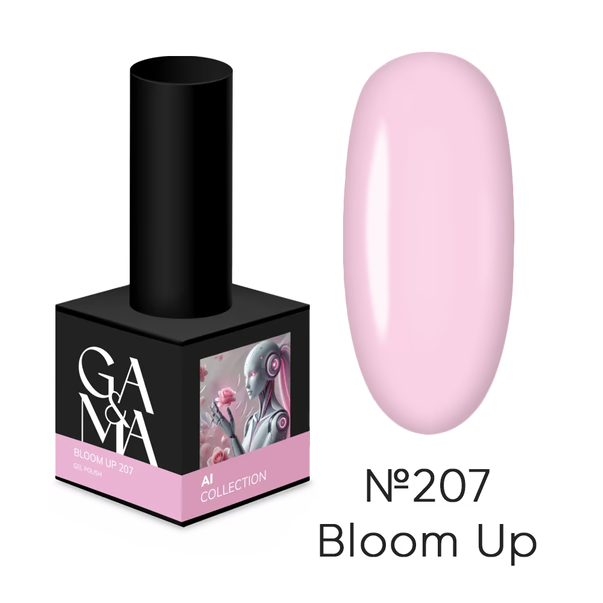 GA&MA AI collection 207 Bloom Up -Гель лак, 10 мл