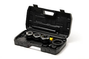 Клуп трубний для нарізування різі MASTERTOOL BSPT 1⁄2"/3⁄4"/1" набір 3 шт 14-1402