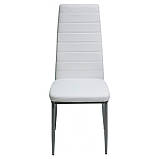 Стілець зі спинкою кухонний з поліуретану | Стільці для їдальні або кафе на металевих ніжках, фото 2