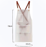 Фартух перукаря прозорий, фото 3