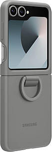 Чохол Samsung Silicone Cover With Ring Gray для Galaxy Flip 6
