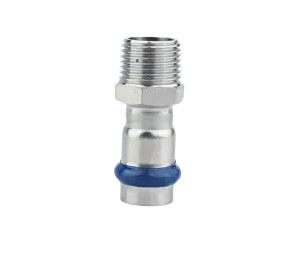 Перехідник з зовнішньою  різьбою ASG INOX 35х1 1/2"