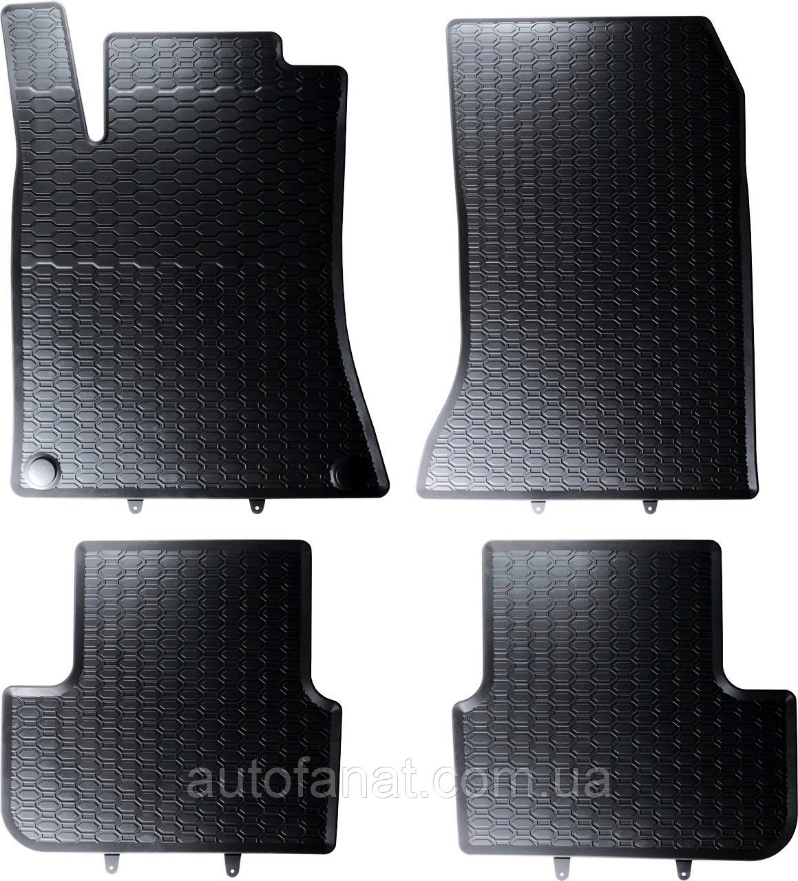 Коврики GLA (X156) 2013-19, CLA (C117) 2013-19, B (W246) 2011-18, A (W176) 2012-18, в салон гумові 4шт. Geyer & Hosaja (852/4C), фото 1