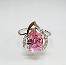 Срібна каблучка з золотими накладками, фото 2