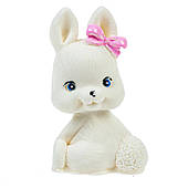 Шоколадна фігурка "Зайченя з рожевим бантиком"