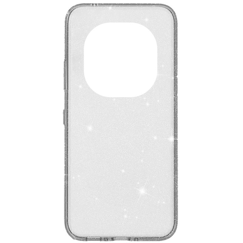 Прозорий чохол Nova Sparkle для Xiaomi Redmi Note 14 Pro 5G із блискітками Clear
