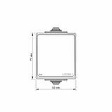 IP65 Вимикач зовнішній одноклавішний сірий VIDEX BINERA, фото 4