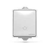 IP65 Кнопка дзвінка сіра VIDEX BINERA, фото 2