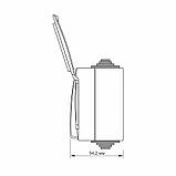 IP65 Розетка зовнішня одинарна із заземленням та вимикачем двоклавішним сіра VIDEX BINERA, фото 4