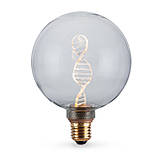 LED лампа VIDEX Filament VL-DNA-G125-C 3.5W E27 1800K, фото 2