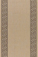 Доріжка безворсова Natura 20014 natural/coffee - ширина 0,6 і 1,5 метри