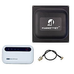 Комплект 4G LTE Wi-Fi роутер Olax MF985 + Панельна антена MARKETNET Square 19 dBi 824-960 МГц/1700-2700 МГц