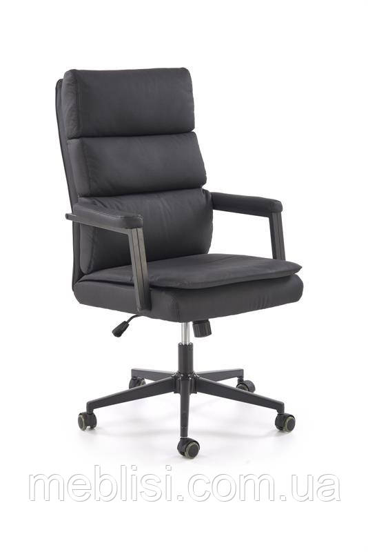 Крісло офісне ADRIANO 2 черний еко шкіра (Halmar)