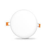 LED світильник безрамковий круглий VIDEX 15W 4100K, фото 2