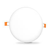 LED світильник безрамковий круглий VIDEX 24W 4100K, фото 2